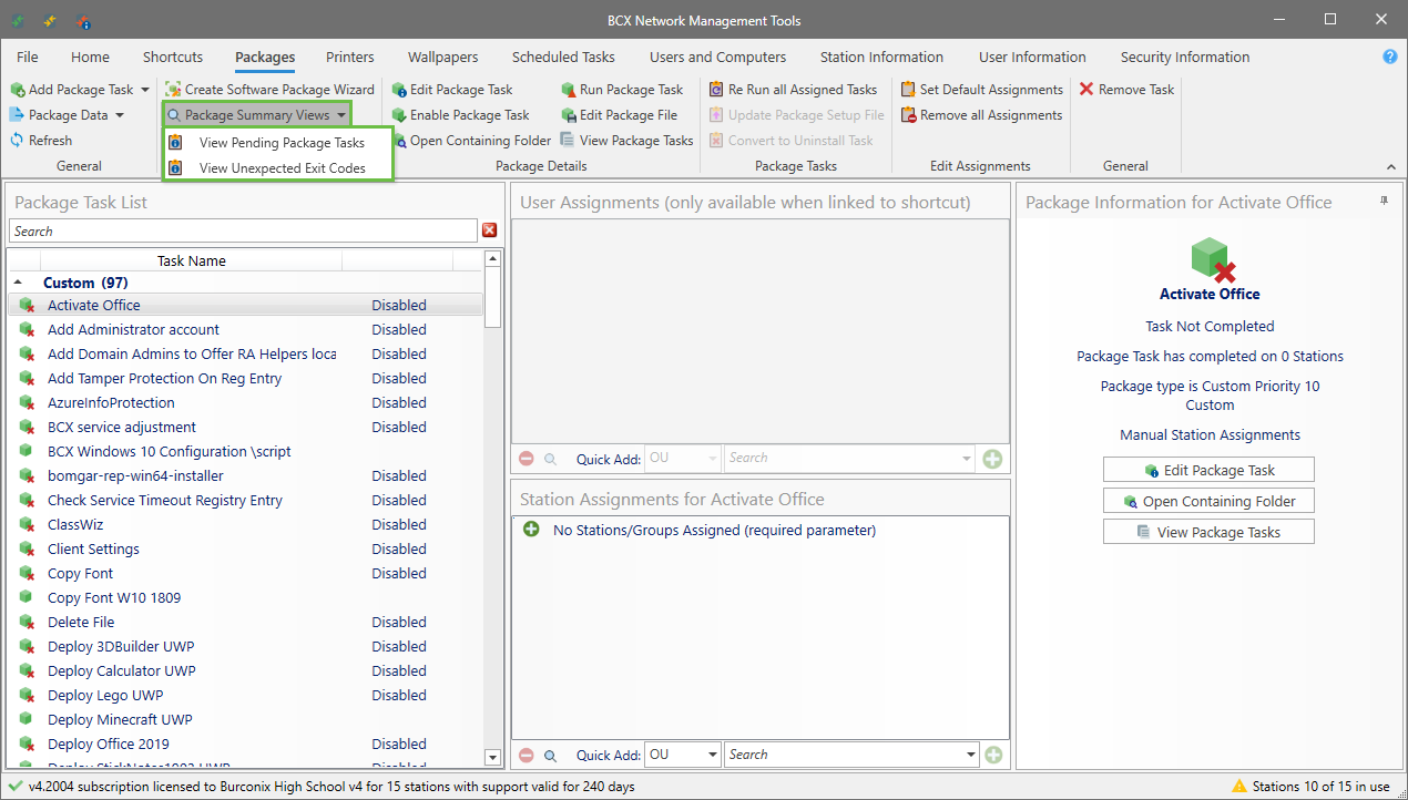 bcx package tasks summary views.png