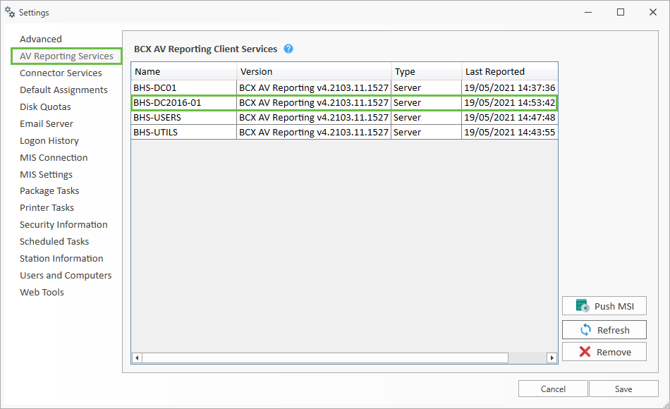 bcx settings av reporting services installed.png